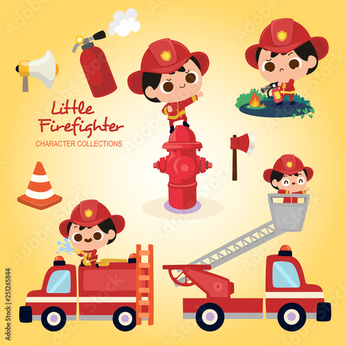 Little Firefighter Characters Collection