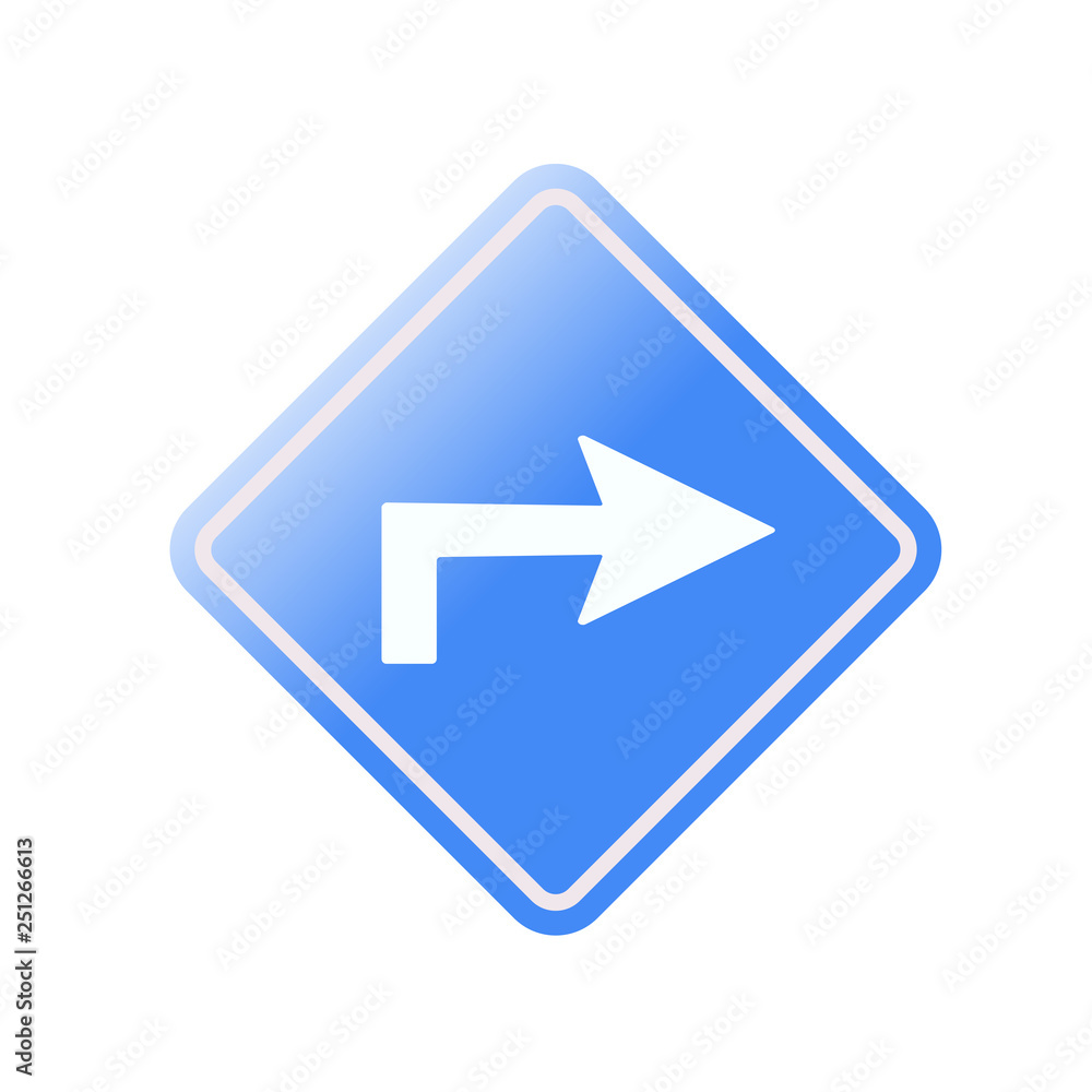 Flat road sign. Traffic signs graphic elements isolated on white background. Flat road sign. Traffic signs graphic elements isolated on white background.