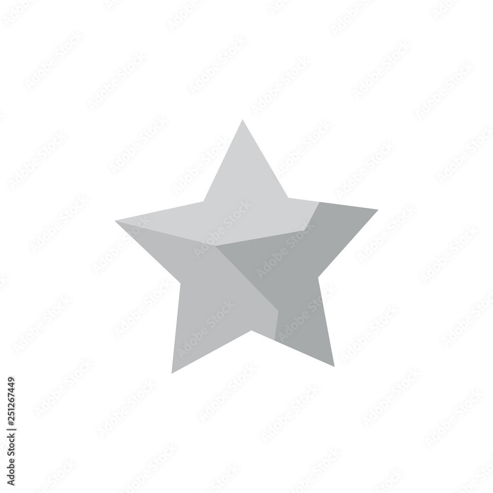 star geometric 3d simple gradient logo vector star geometric 3d simple gradient logo vector
