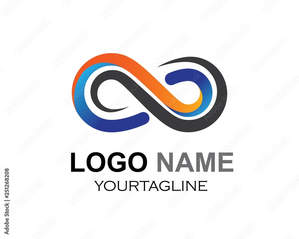 Infinity Design,Infinity logo Vector icon Infinity Design,Infinity logo Vector icon