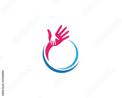 Hand Care Logo Template
