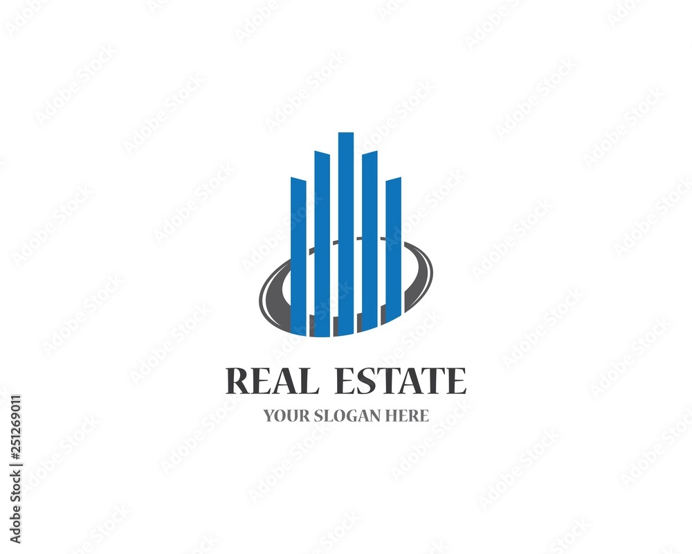 Real estate logo icon illustration Real estate logo icon illustration
