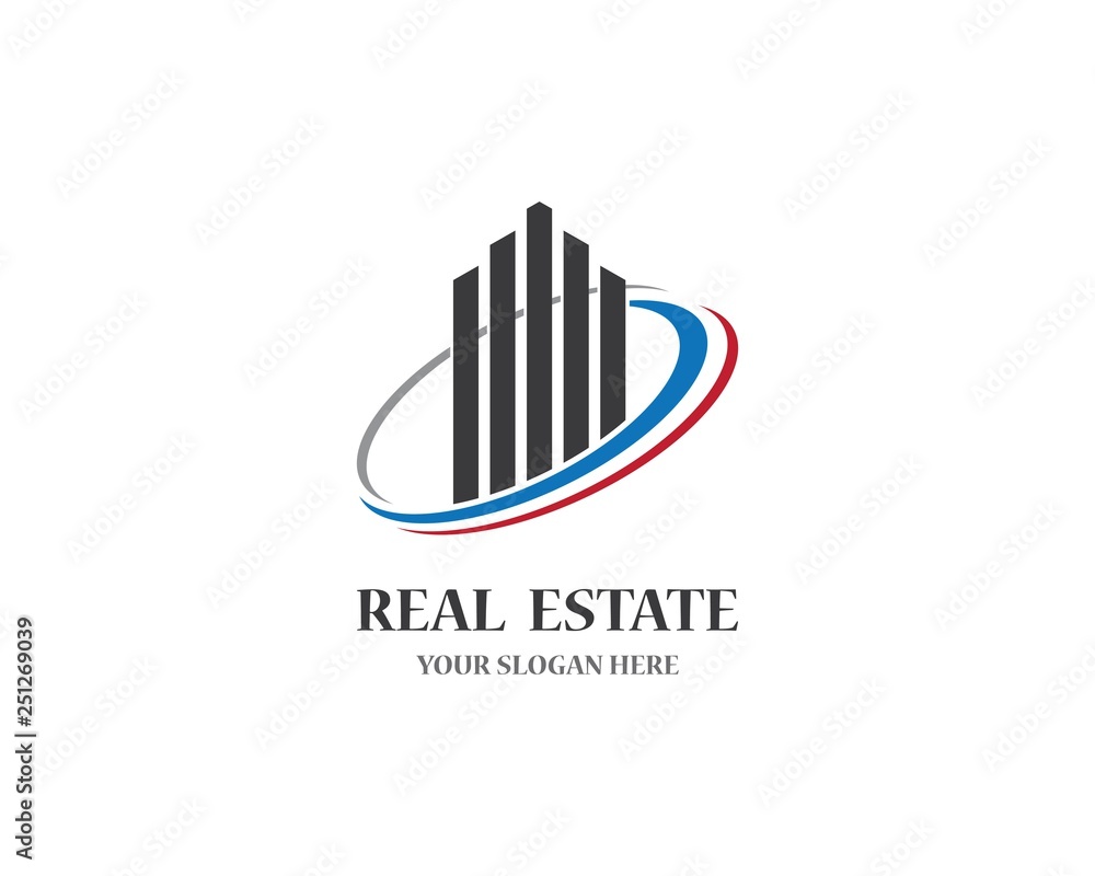 Real estate logo icon illustration Real estate logo icon illustration
