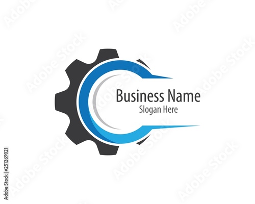 Gear logo template