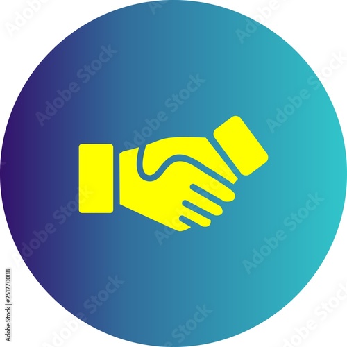 Vector Handshake Icon.
