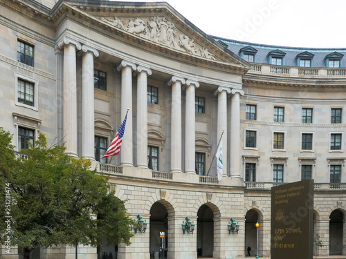 the exterior of the us environmental protection agency building in washington photo