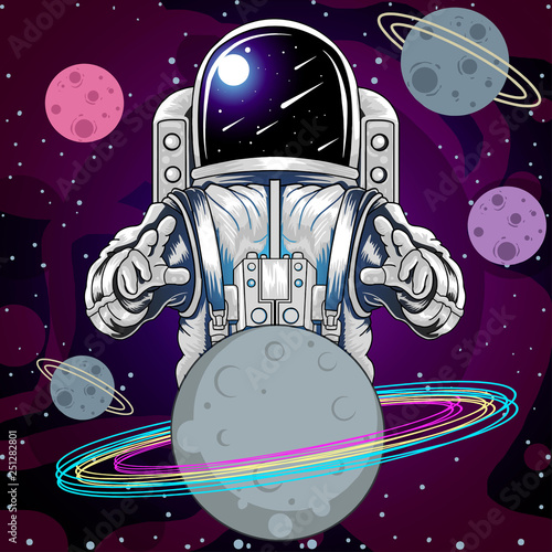 ASTRONOUT SPACE STAR PLANETS