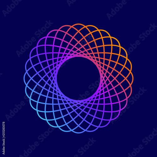 Mandala Abstract Flower Yoga Background Geometric