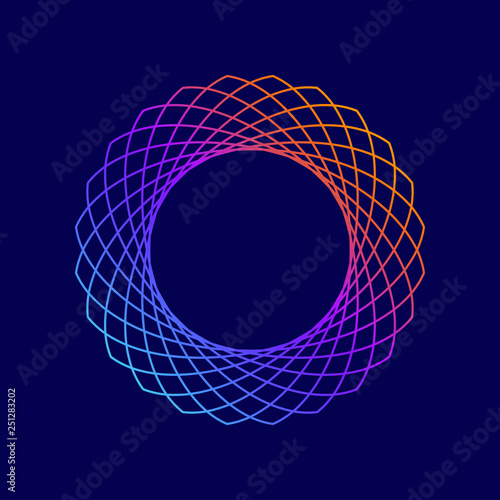 Mandala Abstract Flower Yoga Background Geometric