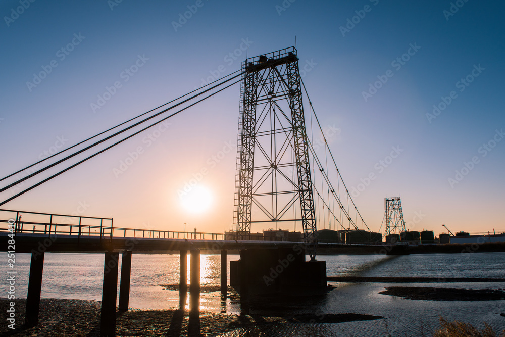 Oil pipelines, bridges and valves Oil pipelines, bridges and valves