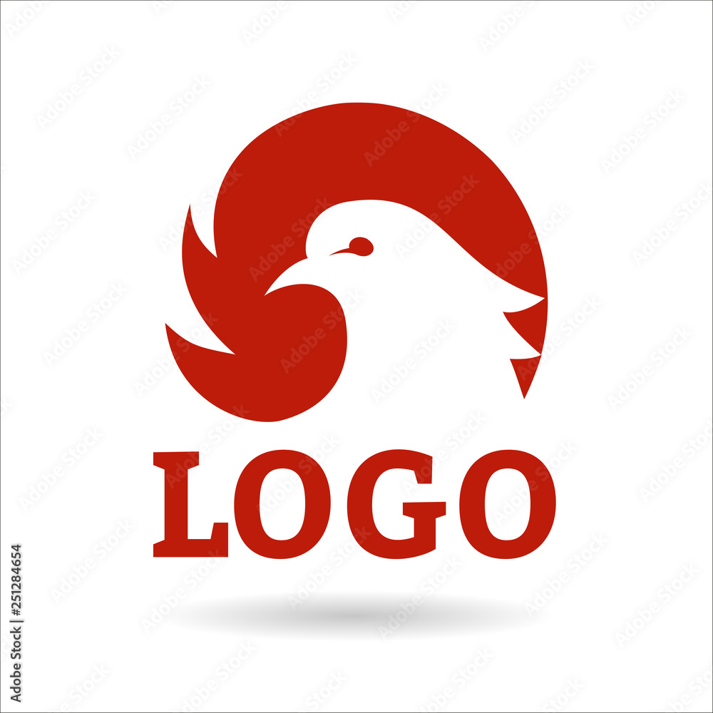 Fire bird phoenix logo design, falcon, eagle, hawk and wing vector icon Fire bird phoenix logo design, falcon, eagle, hawk and wing vector icon