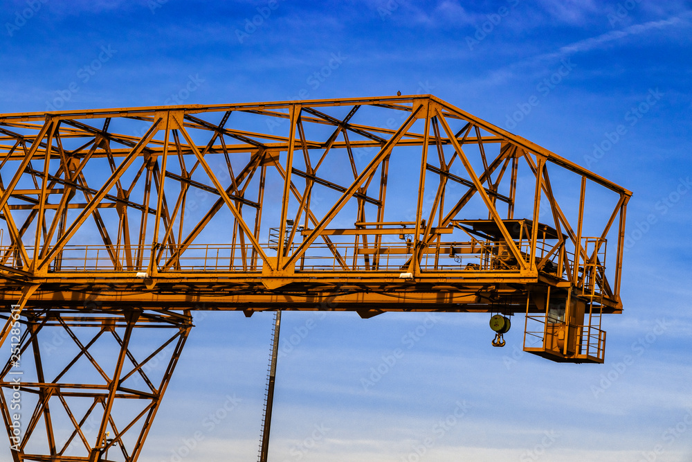 Verladebrücke Hafenkran Verladebrücke Hafenkran