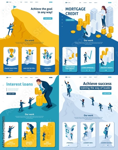 Isometric Mortgage Loan, Interest Loans, Climbing