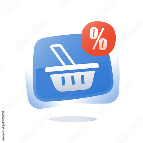 Online shopping button, shop basket, abandoned cart, marketing and promotion, limited offer, loyalty program, sales improvement