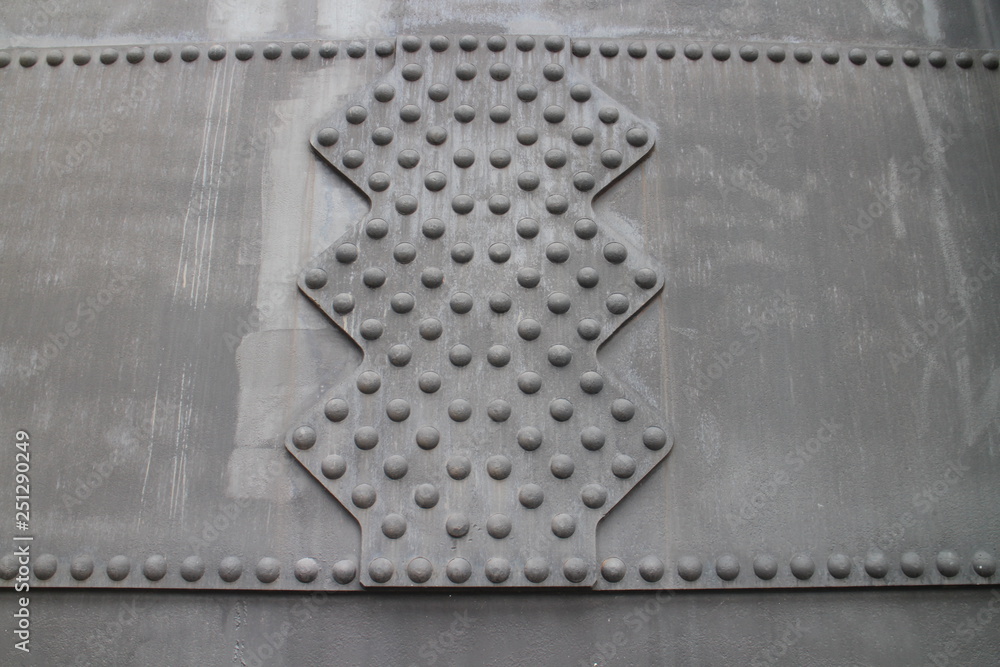 Amount of rivets in object in former iron and steel Works in Vítkovice