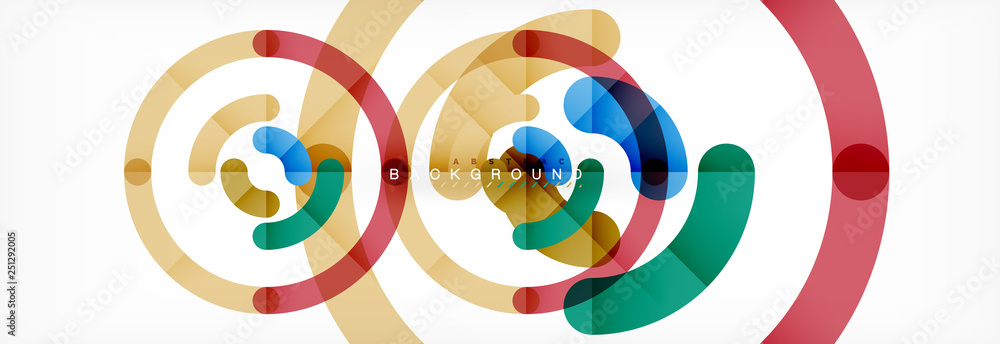 Linear design circle background Linear design circle background