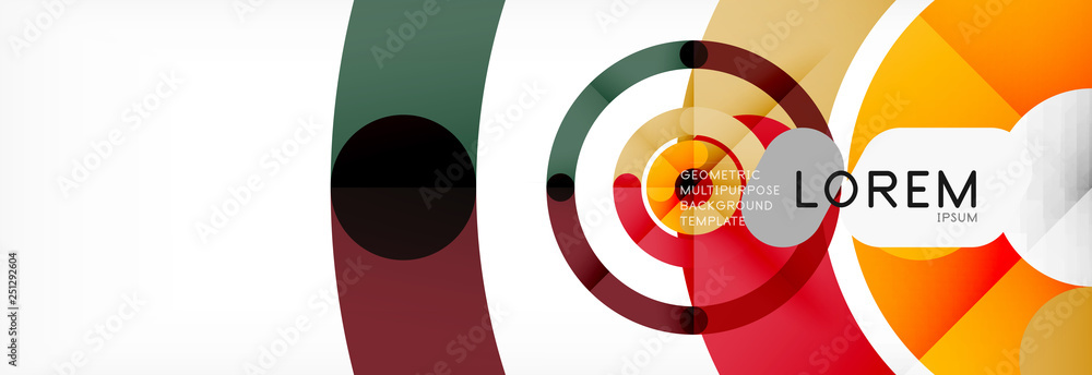Obraz premium Modern geometrical abstract background