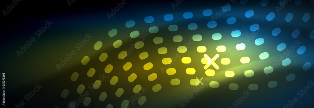 Fototapeta premium Motion vector illustration. Network digital concept. Abstract futuristic backdrop. Abstract pattern. Big data visualization. Background abstract technology communication data science.