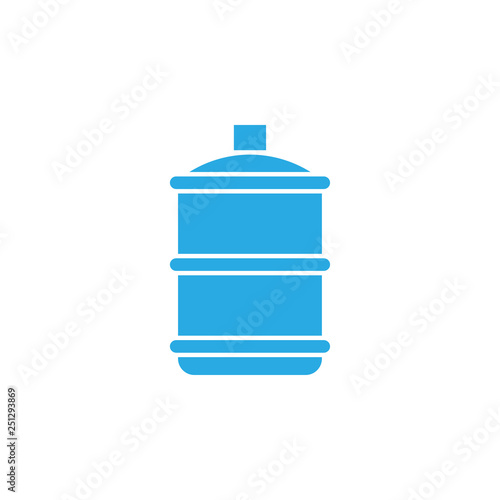 Water gallon icon design template vector isolated