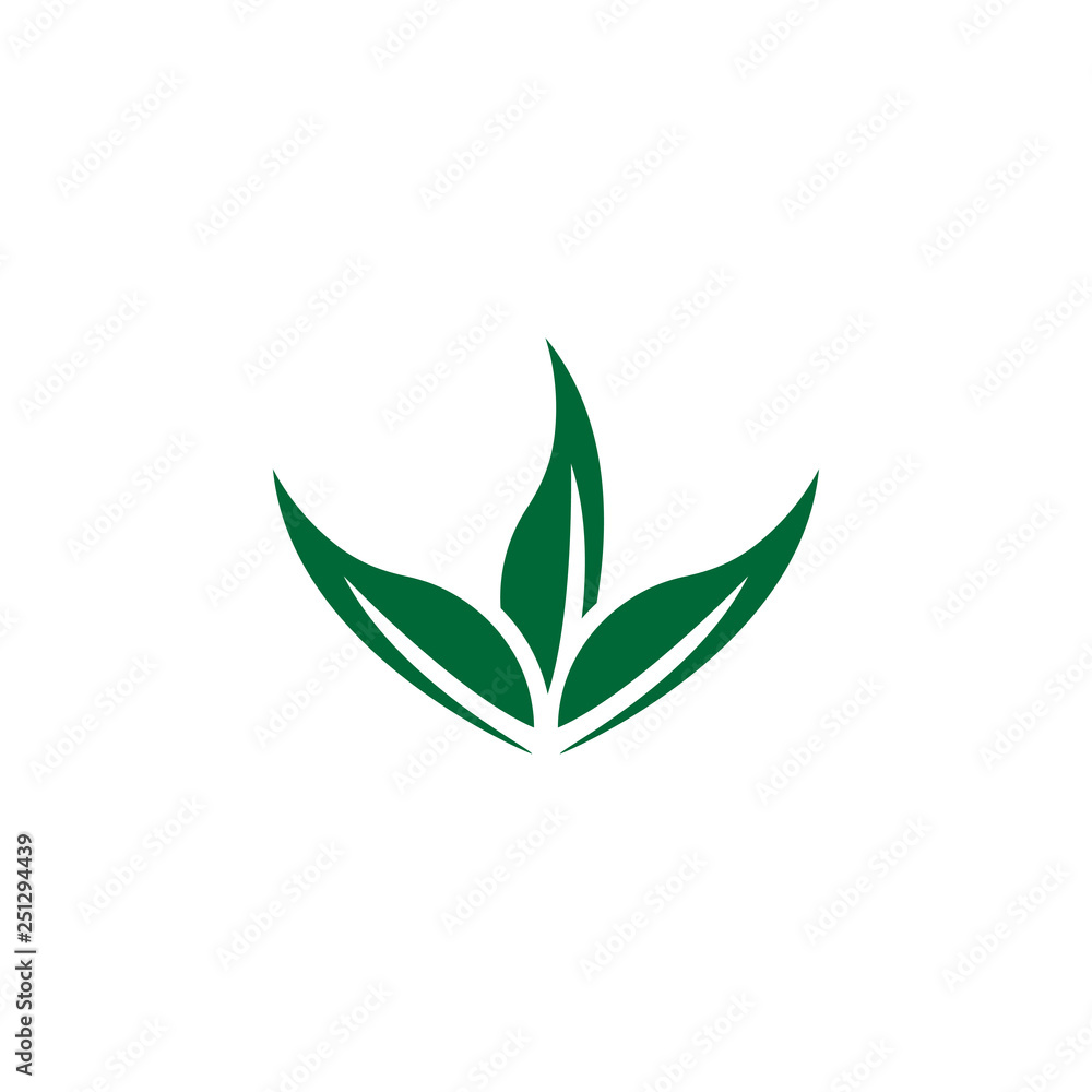 Leaf icon design template vector isolated Leaf icon design template vector isolated