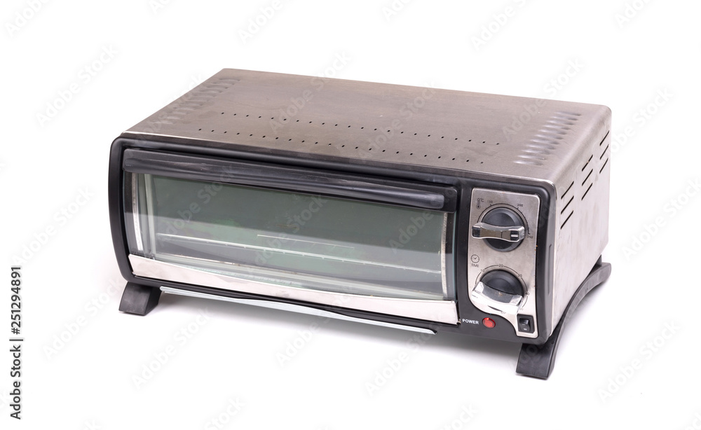 Electric oven isolated on background