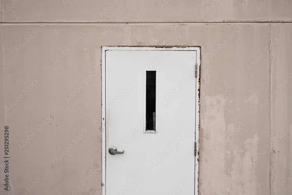 Door and wall background Door and wall background