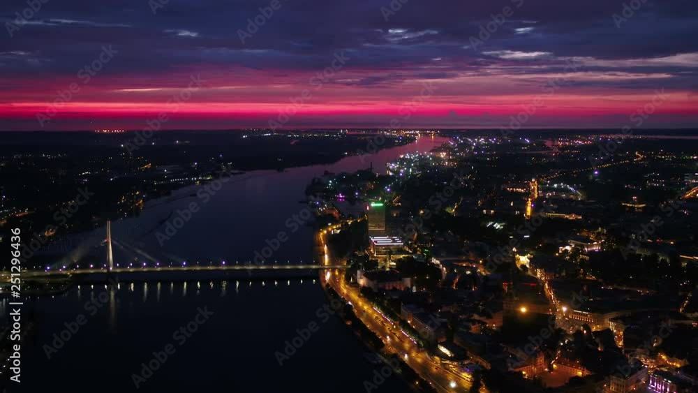 Aerial Latvia Riga June 2018 Night 30mm 4K Inspire 2 Prores Aerial video of downtown Riga in Latvia at night. Aerial Latvia Riga June 2018 Night 30mm 4K Inspire 2 Prores Aerial video of downtown Riga in Latvia at night.