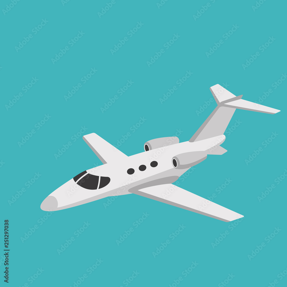 jet airliner, vector illustration ,flat style, jet airliner, vector illustration ,flat style,