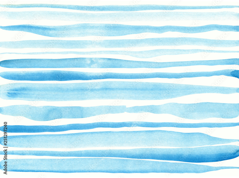 Fototapeta premium Watercolor stripe background