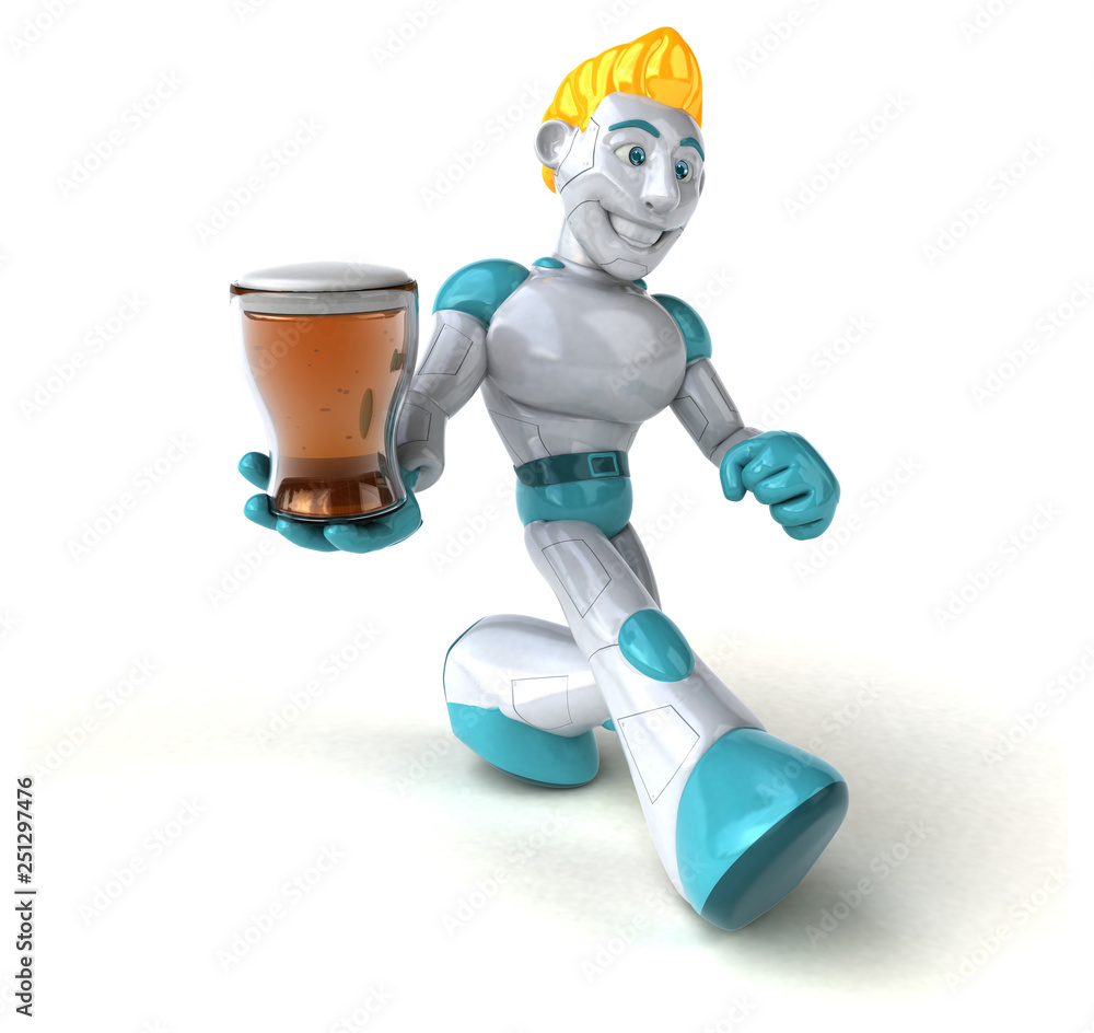 Robot - 3D Illustration Robot - 3D Illustration