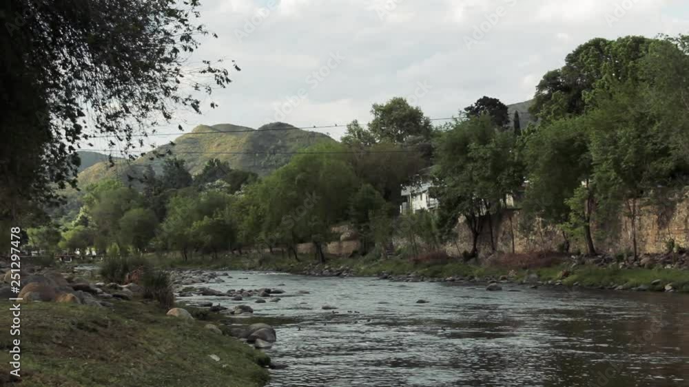 The Santa Rosa River in Santa Rosa de Calamuchita, a Small Village in the province of Cordoba, Argentina. The Santa Rosa River in Santa Rosa de Calamuchita, a Small Village in the province of Cordoba, Argentina.