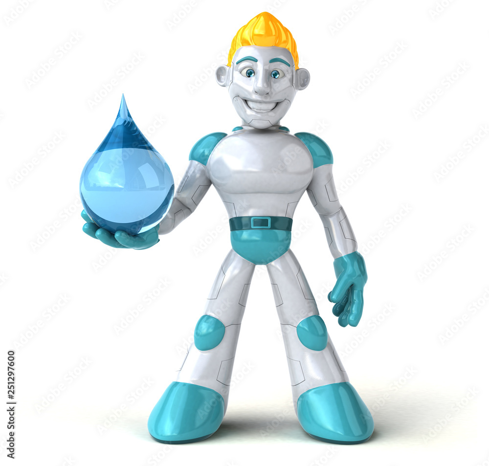 Robot - 3D Illustration Robot - 3D Illustration
