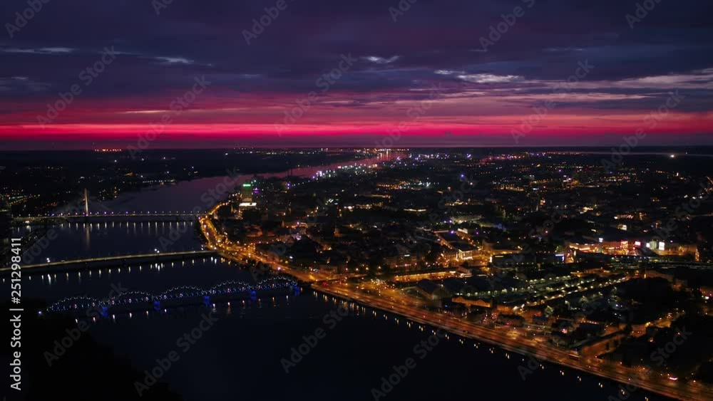 Aerial Latvia Riga June 2018 Night 30mm 4K Inspire 2 Prores Aerial video of downtown Riga in Latvia at night. Aerial Latvia Riga June 2018 Night 30mm 4K Inspire 2 Prores Aerial video of downtown Riga in Latvia at night.