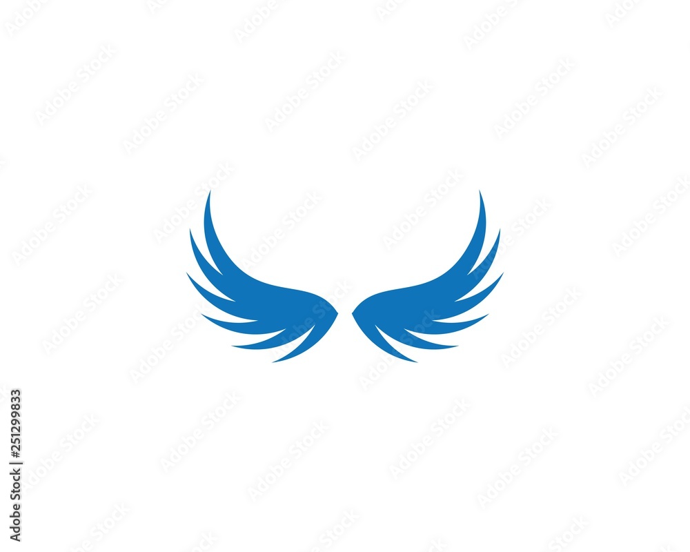 Obraz premium Falcon Wing Logo Template