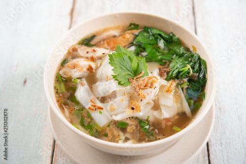 Chicken Kway Teow Soup photo