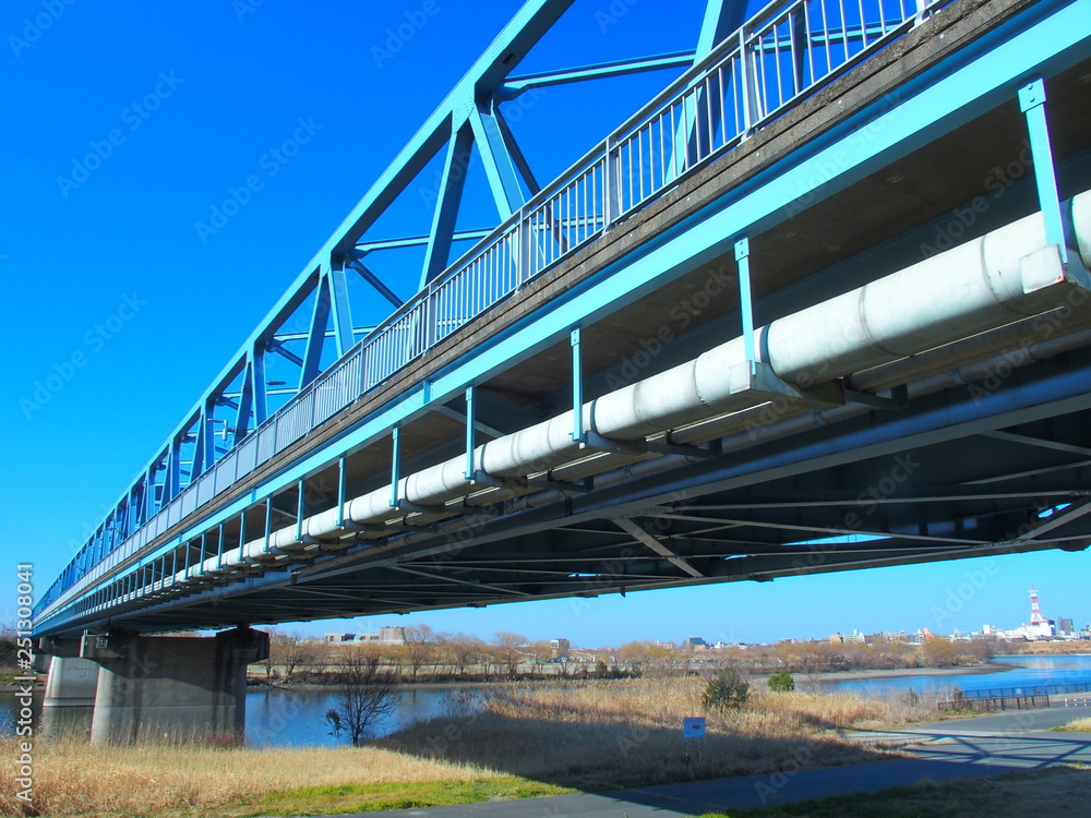 江戸川に架かる葛飾橋