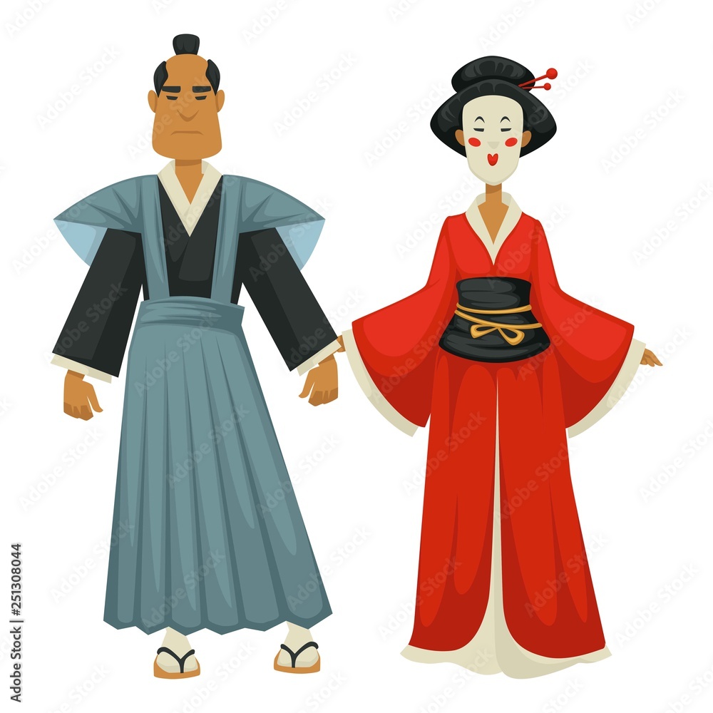 Beautiful Japanese Girl Traditional Dress Japanese Stock Vector (Royalty  Free) 254784034 | Shutterstock