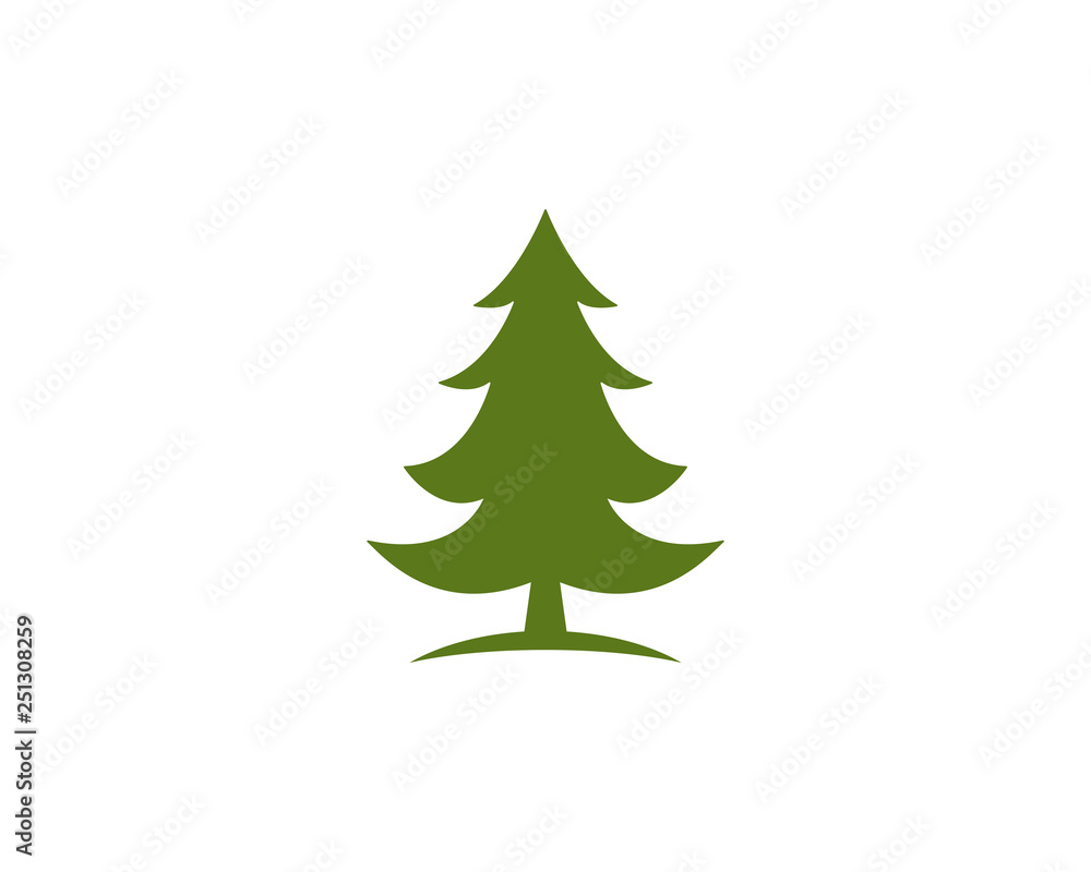 Cedar tree Logo template vector icon illustration design Cedar tree Logo template vector icon illustration design