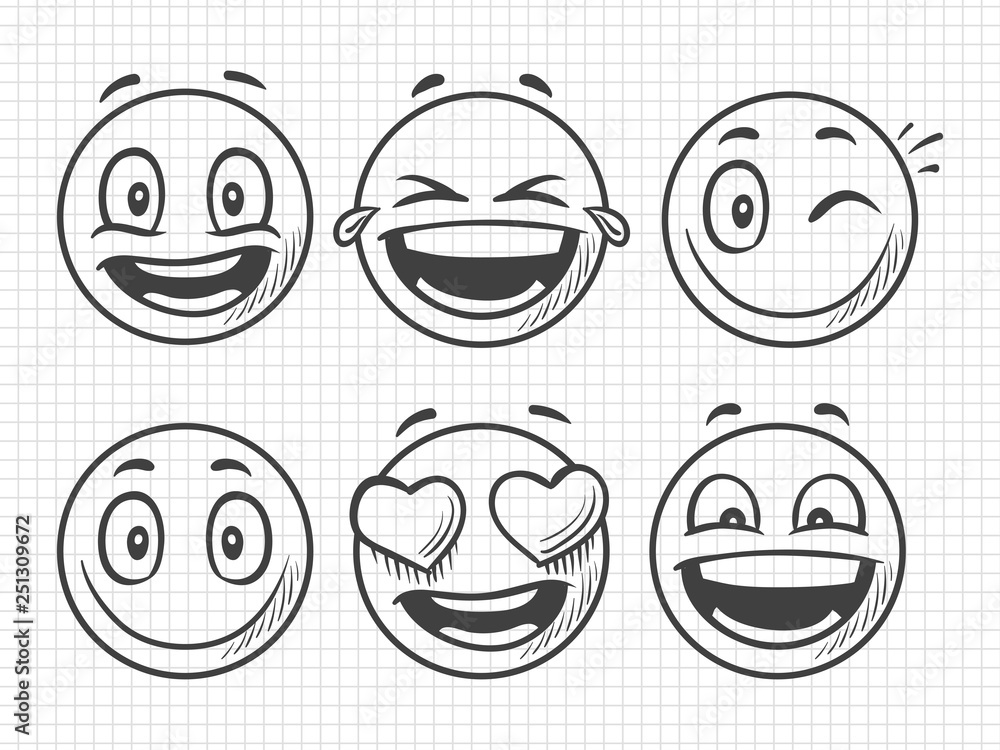 Expression sketch Stock Vector Images  Alamy