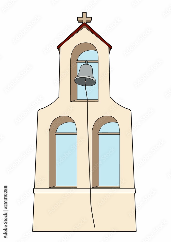 the bell of the monastery
