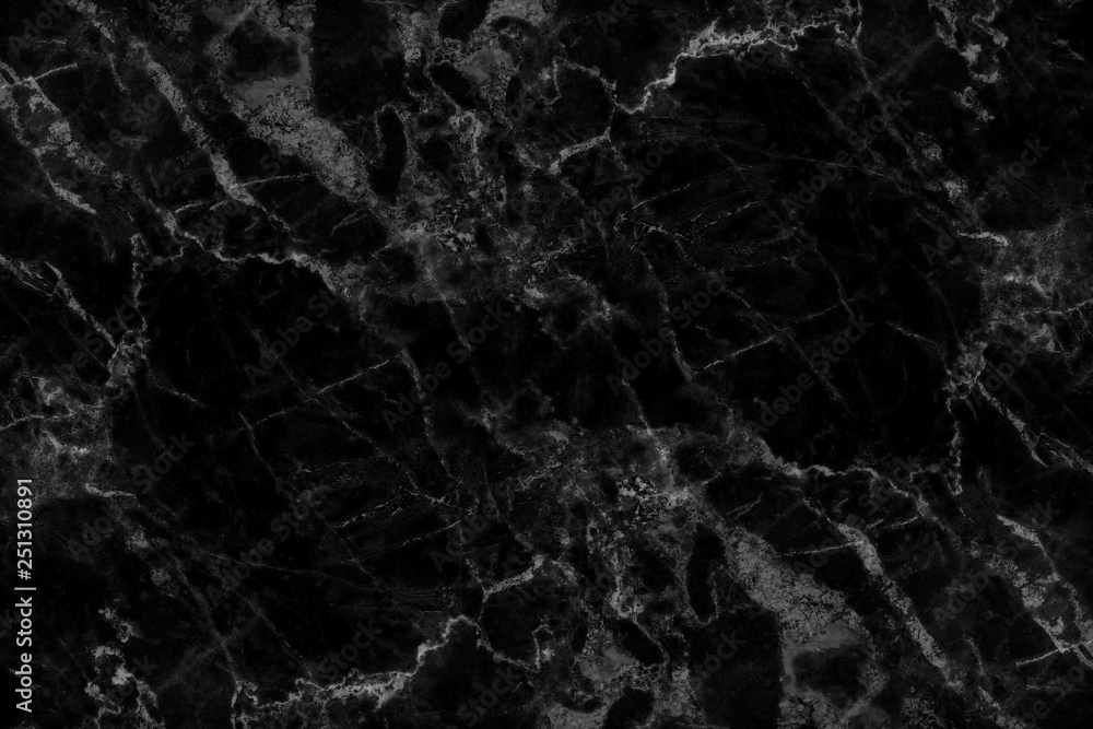 Black grey marble texture background with high resolution, top view of natural tiles stone in luxury and seamless glitter pattern.