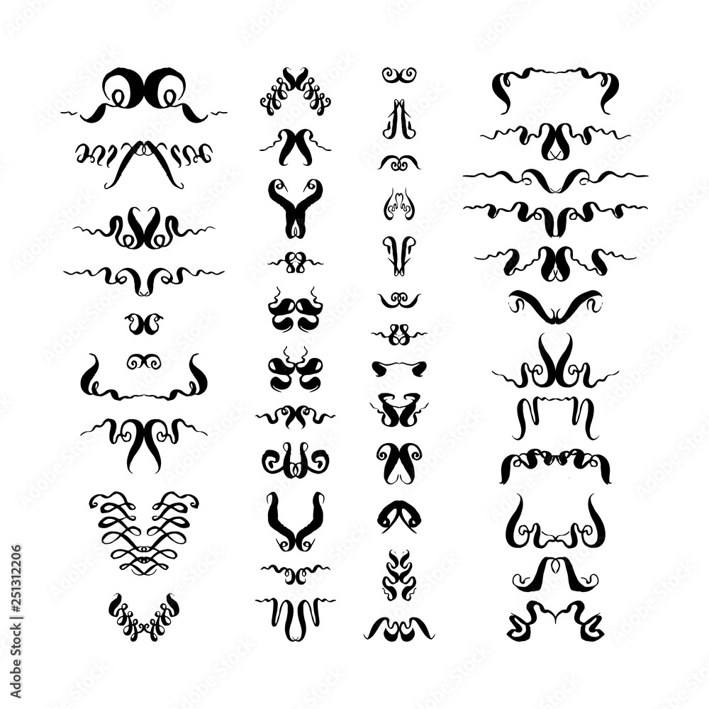 Naklejka premium set of design elements