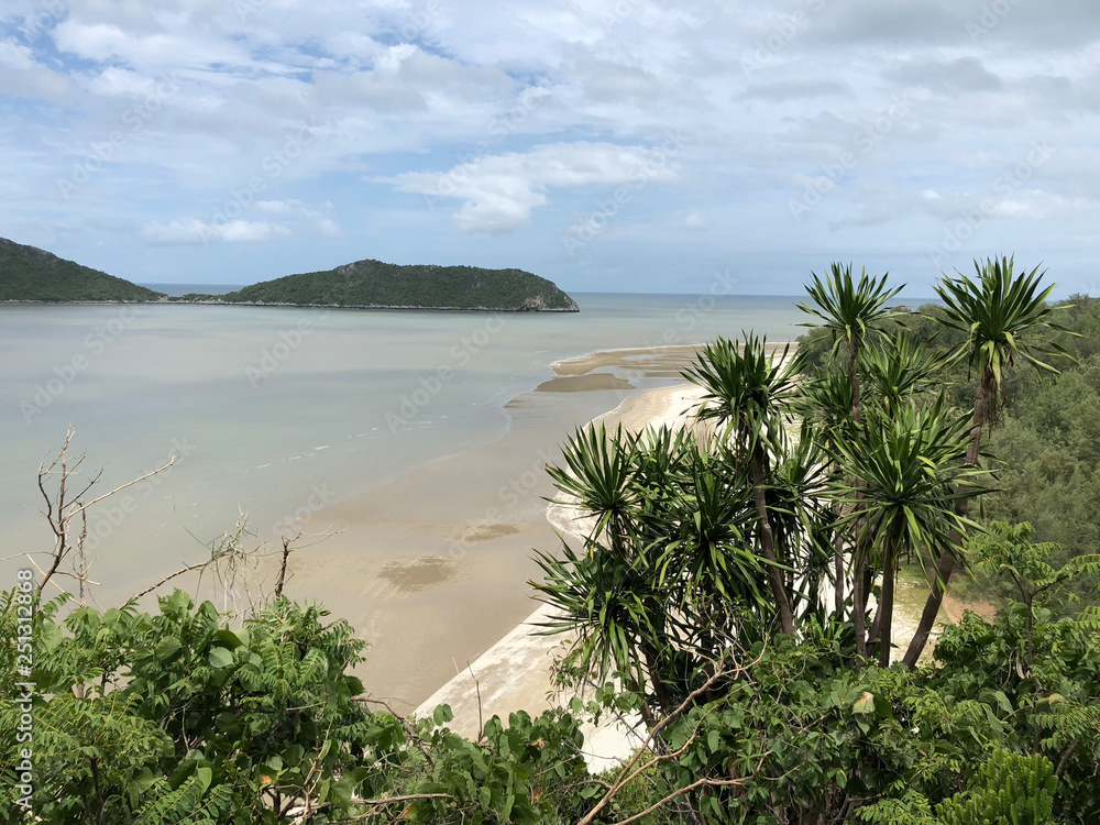 Beautiful sea of Thailand, overlooking the island Beautiful sea of Thailand, overlooking the island