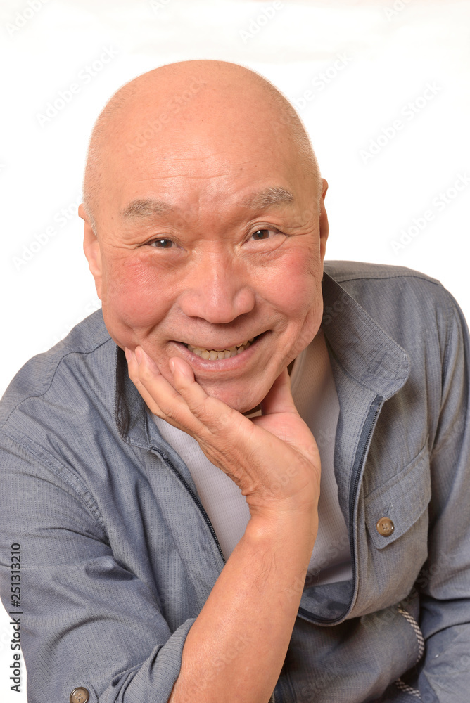 笑顔の日本人シニア 笑顔の日本人シニア