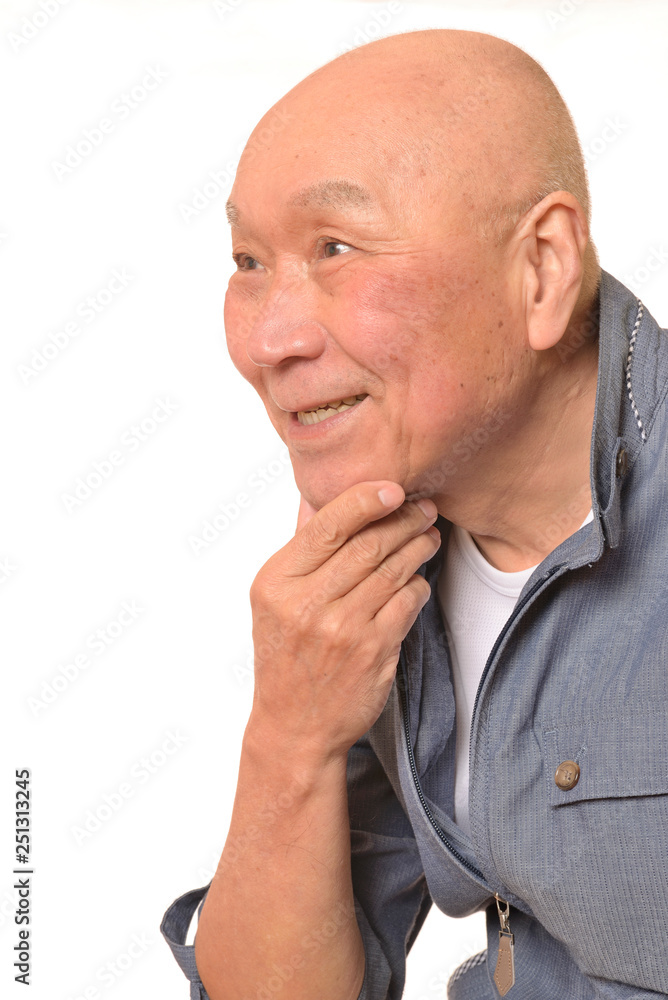 笑顔の日本人シニア 笑顔の日本人シニア