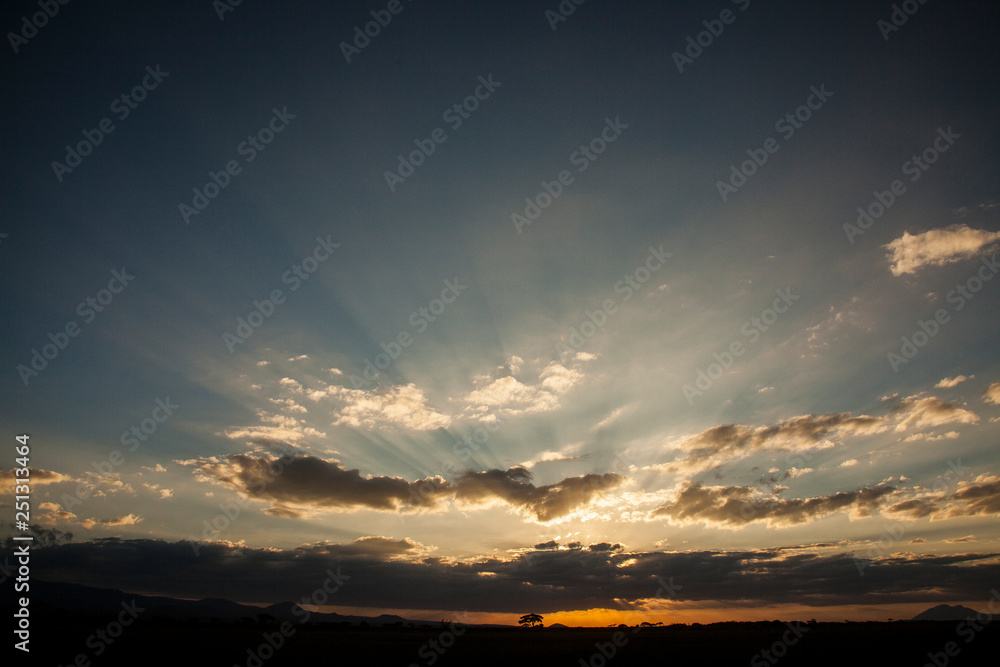 Obraz premium Stunning sunset