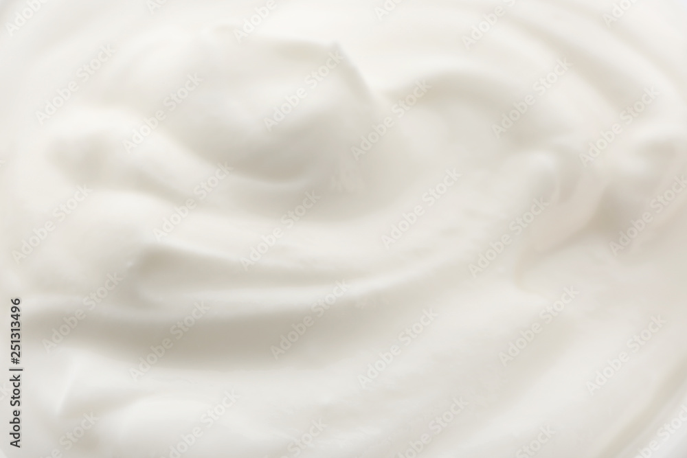 Texture of tasty yogurt, closeup Texture of tasty yogurt, closeup