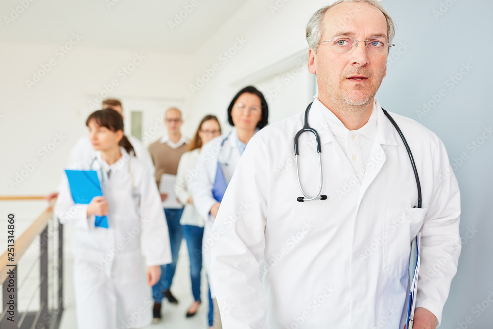 Senior man as chief executive doctor Senior man as chief executive doctor