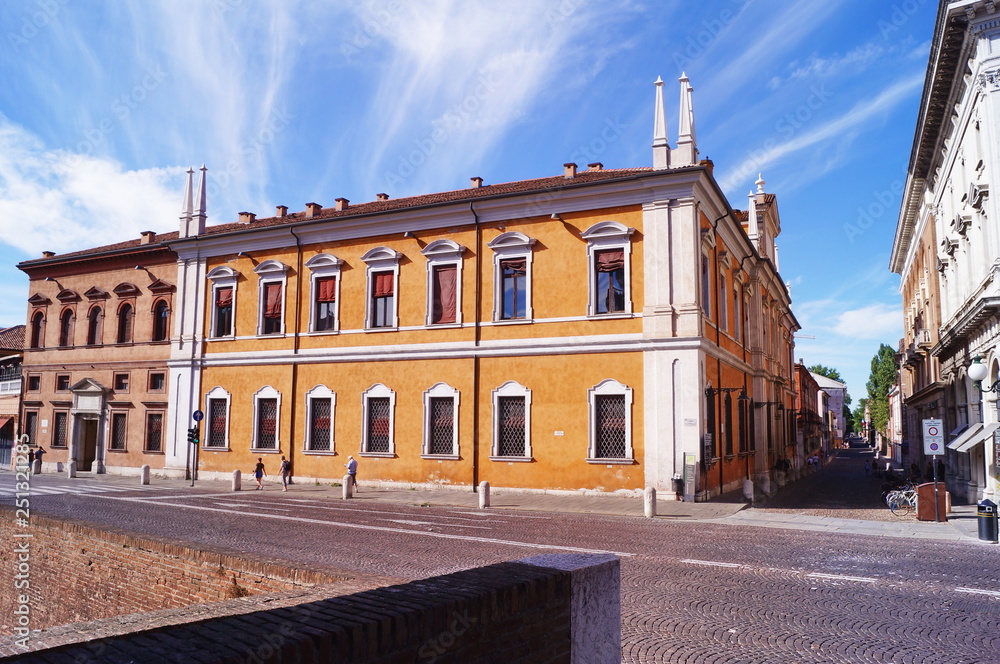 Palace in Largo Castello, Ferrara, Italy