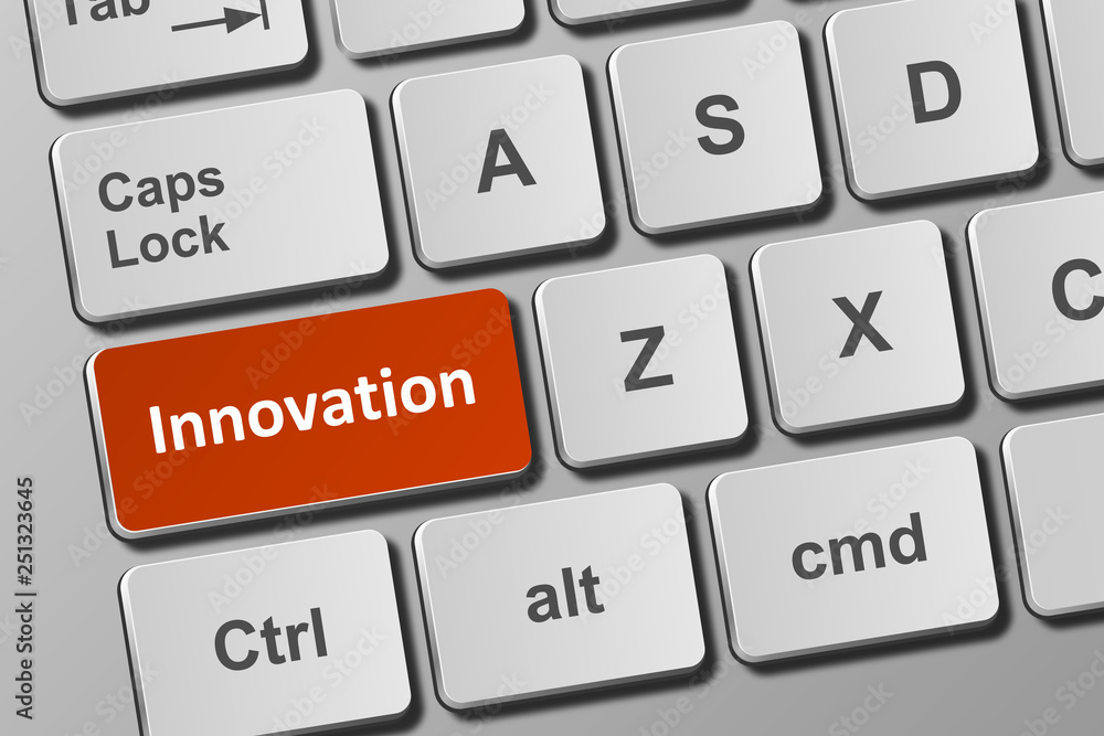 Keyboard with innovation button Keyboard with innovation button